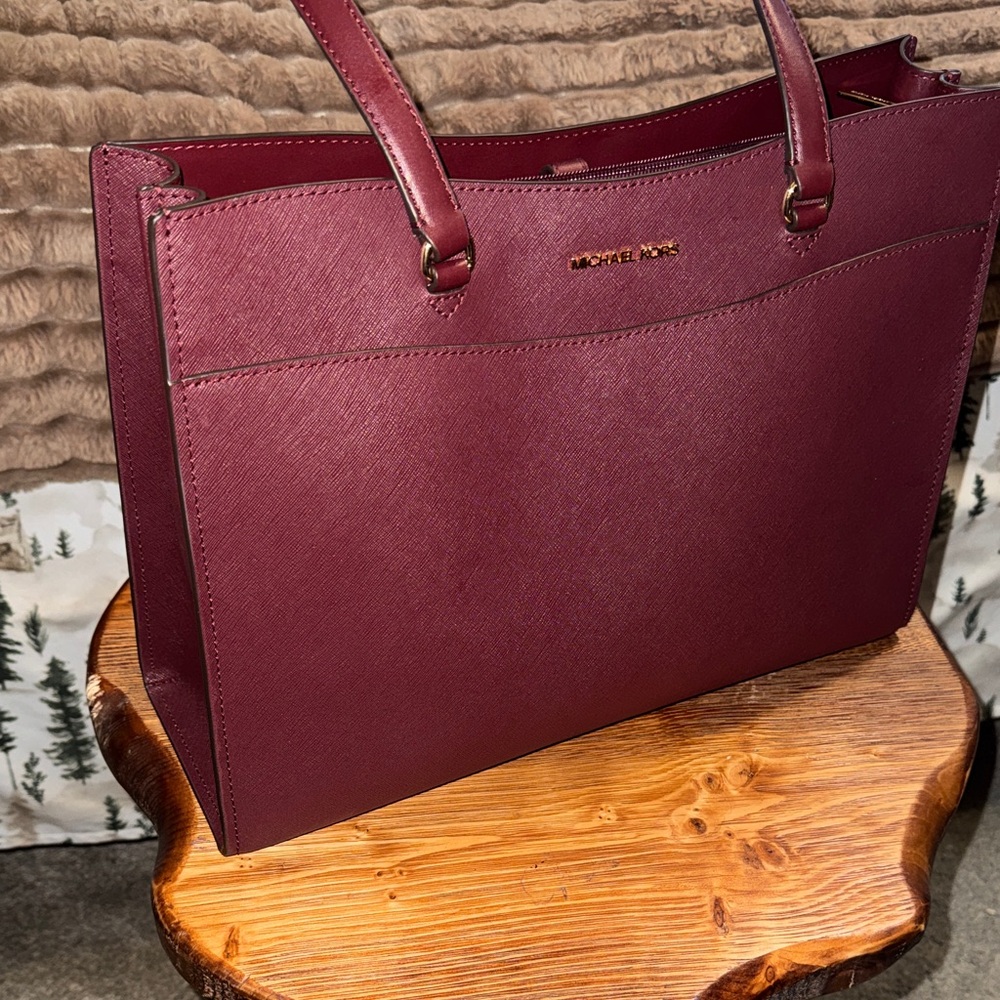Michael Kors Deep Burgundy Tote